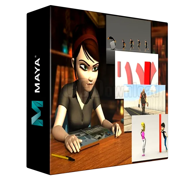 MEGA PACK 5 en 1 - Animación de personajes 3D de cero a PRO
