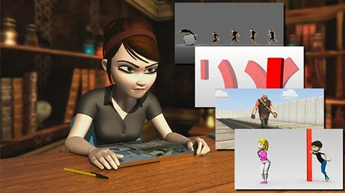 MEGA PACK 5 en 1 - Animación de personajes 3D de cero a PRO скачать
