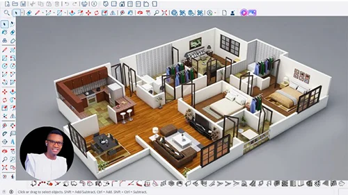 Become a professional interior designer using sketch up pro скачать