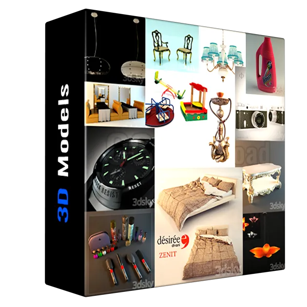 3DDD/3DSky PRO Model Bundle 6 Ноябрь 2024