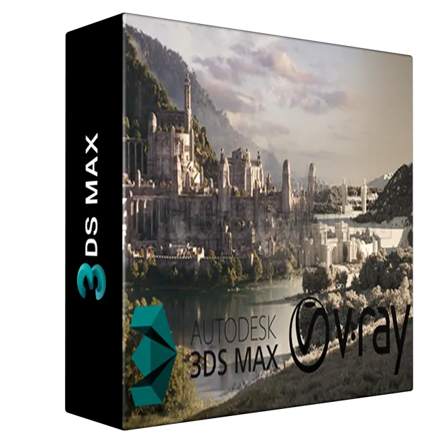 A Gondor City [Breakdown + some scene files/models/raw renders] 3DSMAX, VRAY