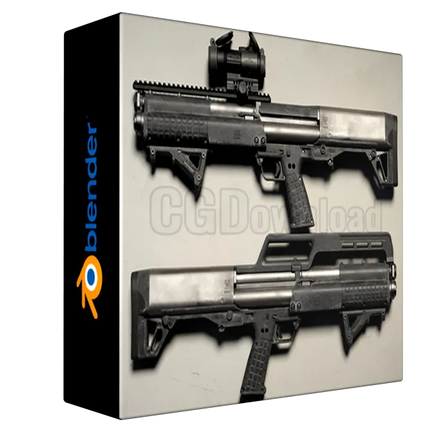 Creating Game-Ready Weapons Using Blender & Substance Painter