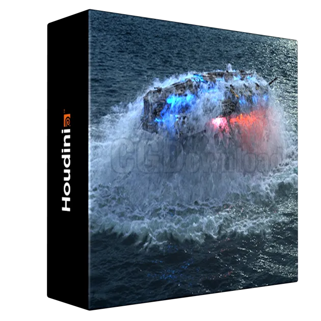Houdini Ocean - Spaceship Rise from Underwater