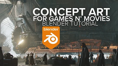 Concept Art for Games N' Movies in Blender скачать