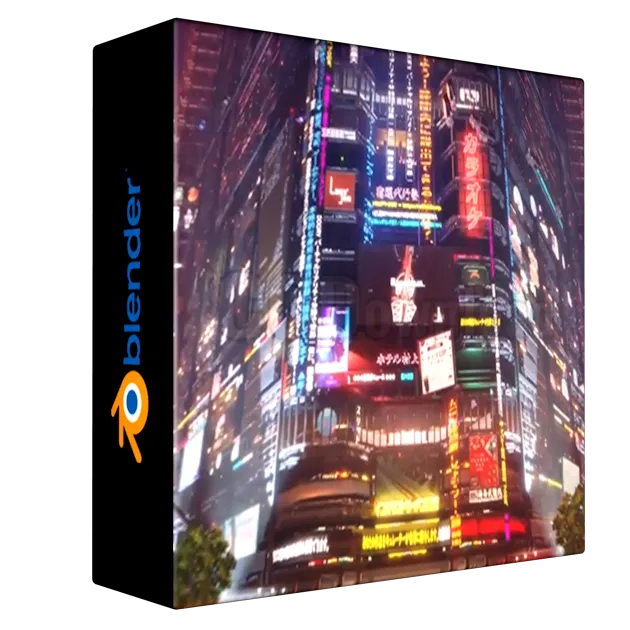 Create a Fantastic Cyberpunk City with Blender