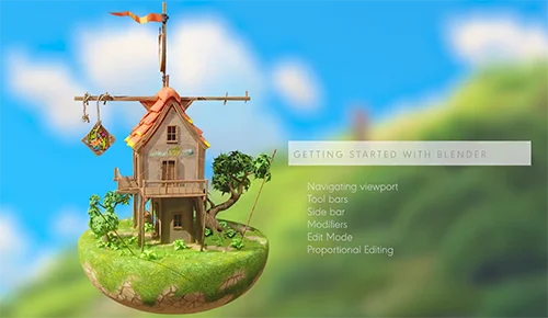 Creating a Stylized House and Props in Blender скачать