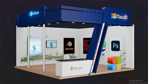 Blender 3D Course Expo Stall Design Complete (Project-Based) скачать