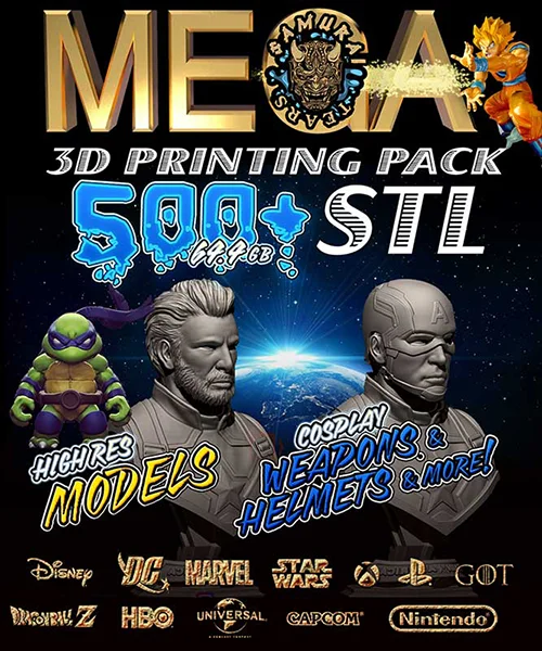 Gambody MegaPack 3D Printing Models скачать