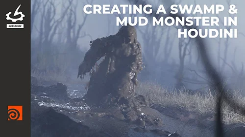 Creating a Swamp & Mud Monster in Houdini скачать