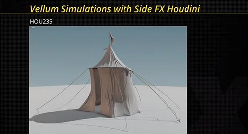Houdini Vellum Workflow on The Battle for Bazoches скачать