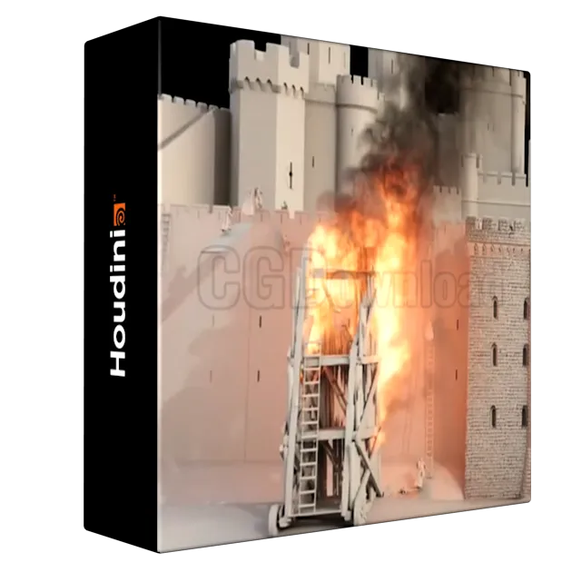 Rendering Fire and Smoke Simulations in Houdini