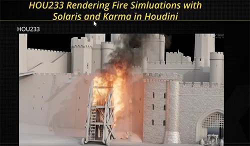 Rendering Fire and Smoke Simulations in Houdini скачать