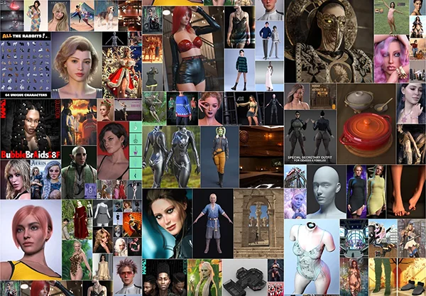 Daz 3D, Poser Bundle 2 Январь 2025 скачать