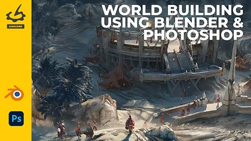World Building using Blender & Photoshop скачать