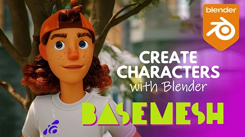 BASEMESH Create Stylized Characters Quickly with Blender скачать