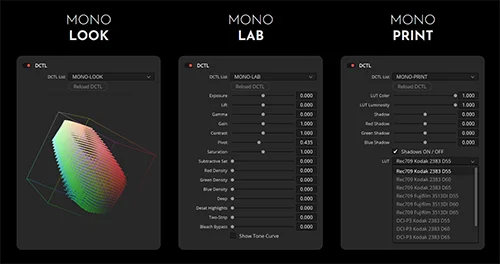 Mononodes Look Lab Print DCTLs скачать