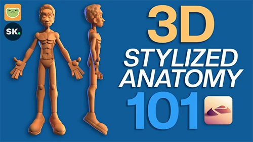 3D Stylized Anatomy 101 with Drugfreedave скачать