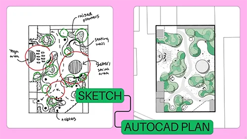 Master AutoCAD for Landscape Architects Sketch- Design Plan скачать