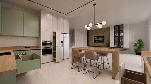 Advanced Kitchen Modeling- Cabinet Design- SketchUp & Lumion скачать