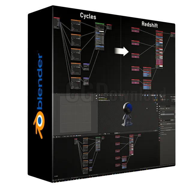Cycles To Redshift Pbr Material Converter