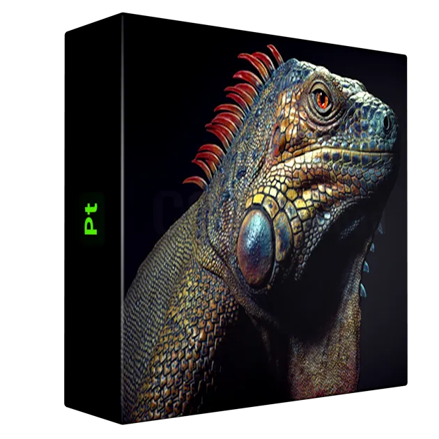 Organic Real Time Texturing in Substance Painter Full Course: Iguana