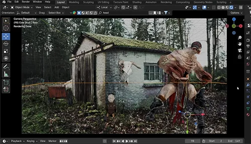 Blender VFX for Beginners Add Animated Characters to Videos скачать