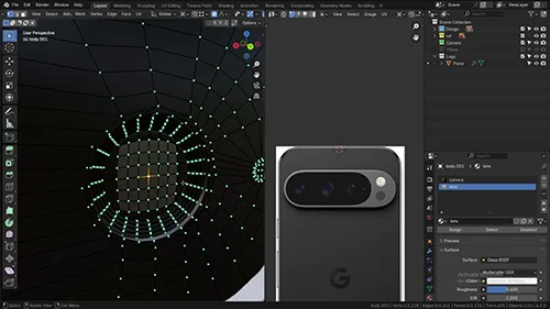 Design modern Premium Smartphone in Blender 4.3 скачать