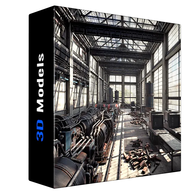CGAxis – Abandoned Factory Kitbash Bundle