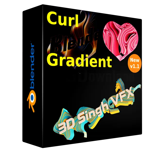 Curl-Gradient Effect