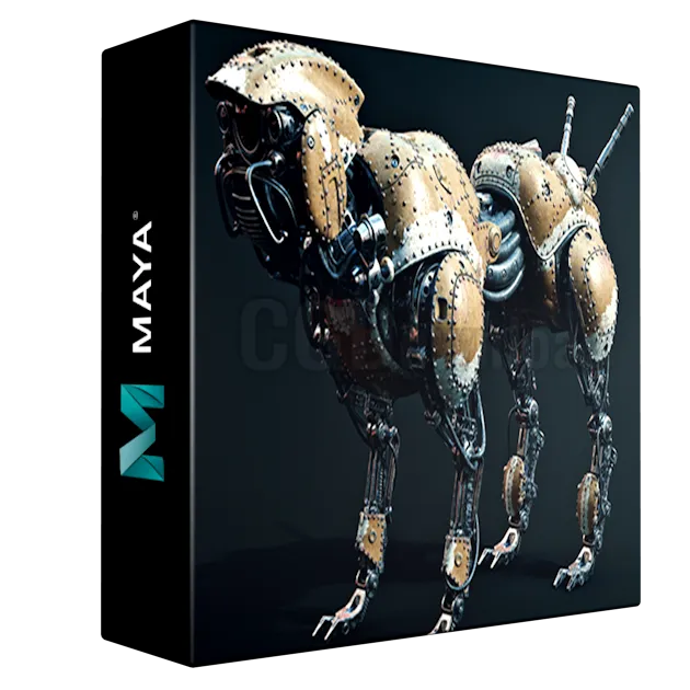 Modeling and Texturing a Mechanical Dog