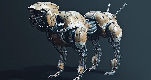 Modeling and Texturing a Mechanical Dog скачать