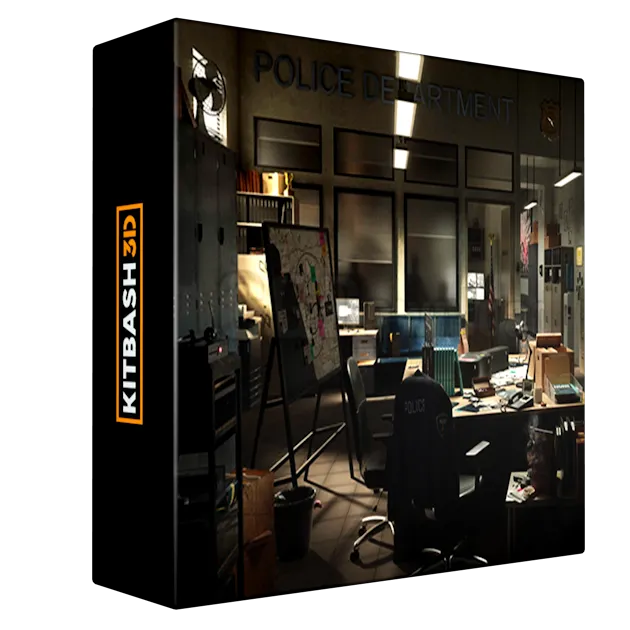 Kitbash3D – Police Dept.