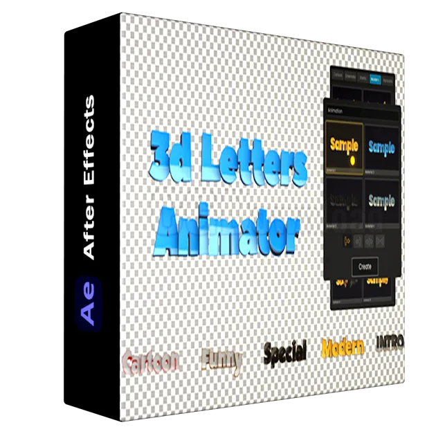 3D Letters Animator