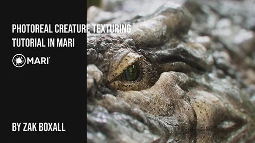 REALISTIC Creature Texturing Painting Tutorial Using Mari скачать