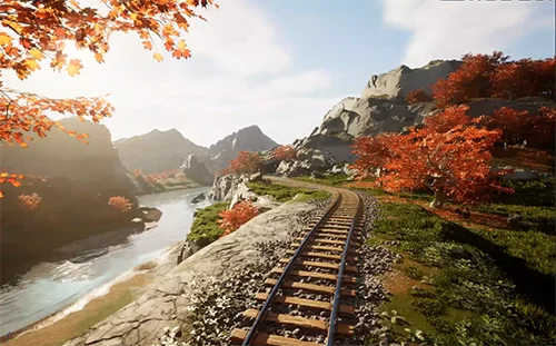 Organic world building in UE5 скачать