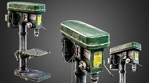 Create a Detailed Vertical Drill 3D Modeling & Texturing скачать