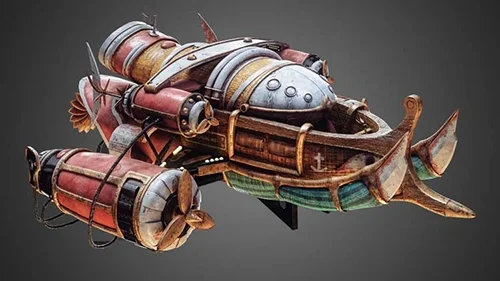 Mastering Steampunk Ship Concept to Completion in 3DModeling скачать