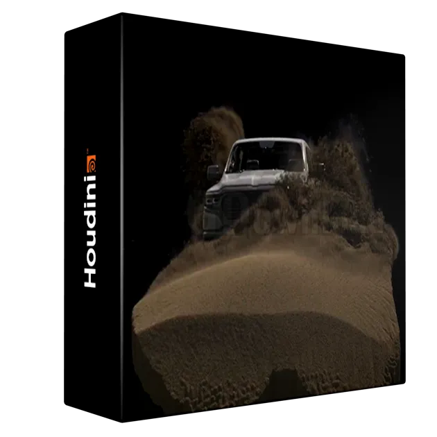 Cinematic Sand & Dust Simulations using Houdini