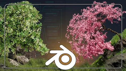 3D Trees with Blender Geometry Nodes скачать