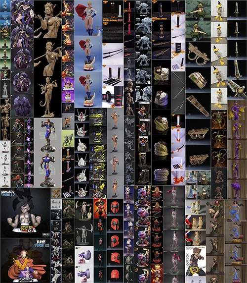 3D Print Models Bundle Февраль 2025 скачать