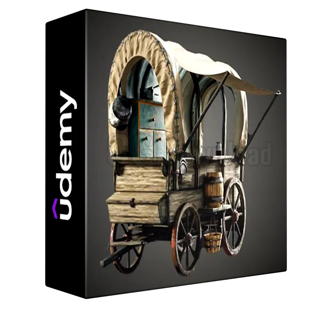 Mastering 3D Design Old Western Wagon
