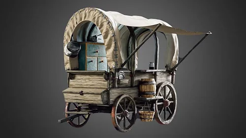Mastering 3D Design Old Western Wagon скачать
