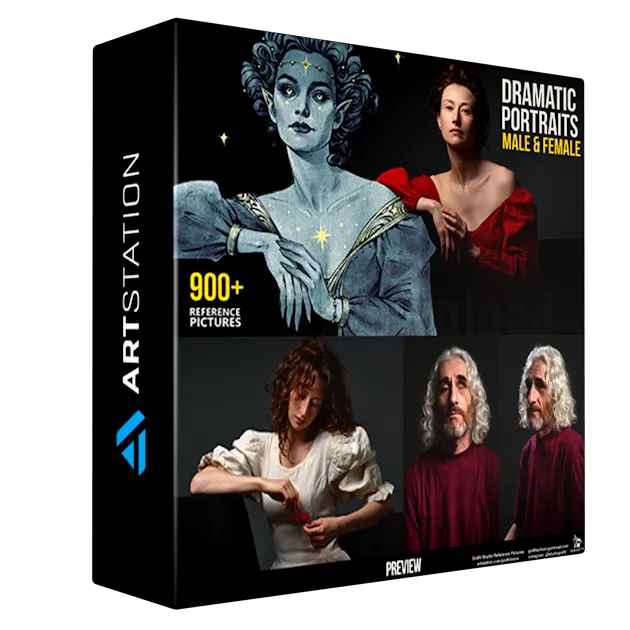 900+ Dramatic Portraits (Male and Female)