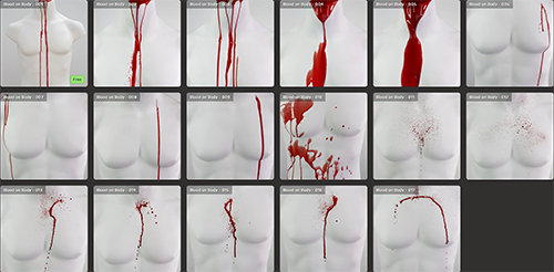 FX Elements - Blood on Body Pack 1 скачать