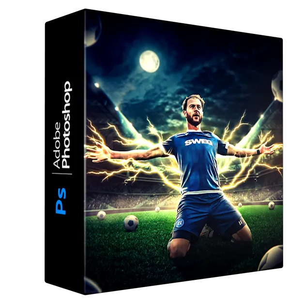 Gigi Zakaidze – Creating A Football Poster Photoshop Tutorial – Budu Zivzivadze