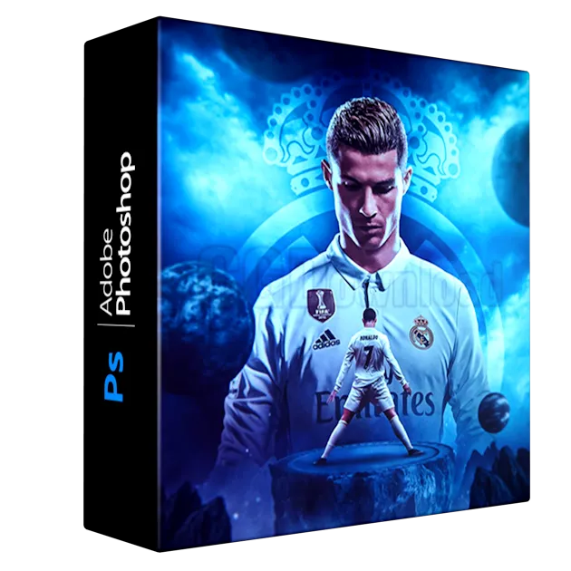 Gigi Zakaidze – Creating A Football Poster Photoshop Tutorial – Cristiano Ronaldo