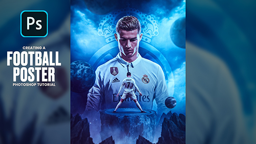 Gigi Zakaidze – Creating A Football Poster Photoshop Tutorial – Cristiano Ronaldo скачать