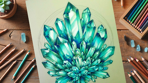 Coloring Magical Crystals скачать