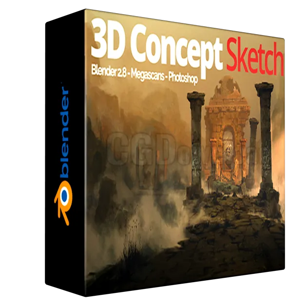Blender for Concept Art - Full workflow tutorial from Blender to Photoshop
