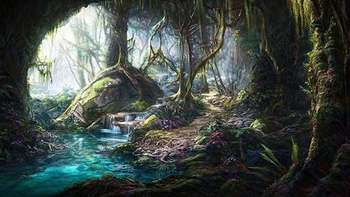 Creating A Fantastic Forest Concept Art In Photoshop скачать